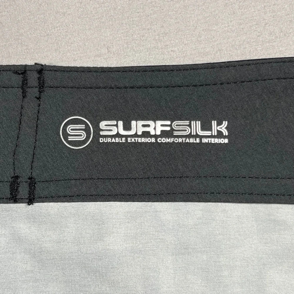 Quiksilver Hawaii Mens SurfSilk Boardshorts Size 40 Green Tribal Swim Trunks